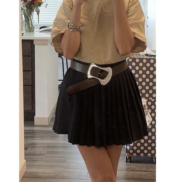 Anthropology Statement Leather Buckle Belt NWOT size XL - Picture 6 of 13